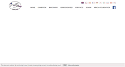 Desktop Screenshot of mucha.cz